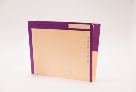 Kolor-Lok™ End Tab Right Hand Pocket Folder, 50